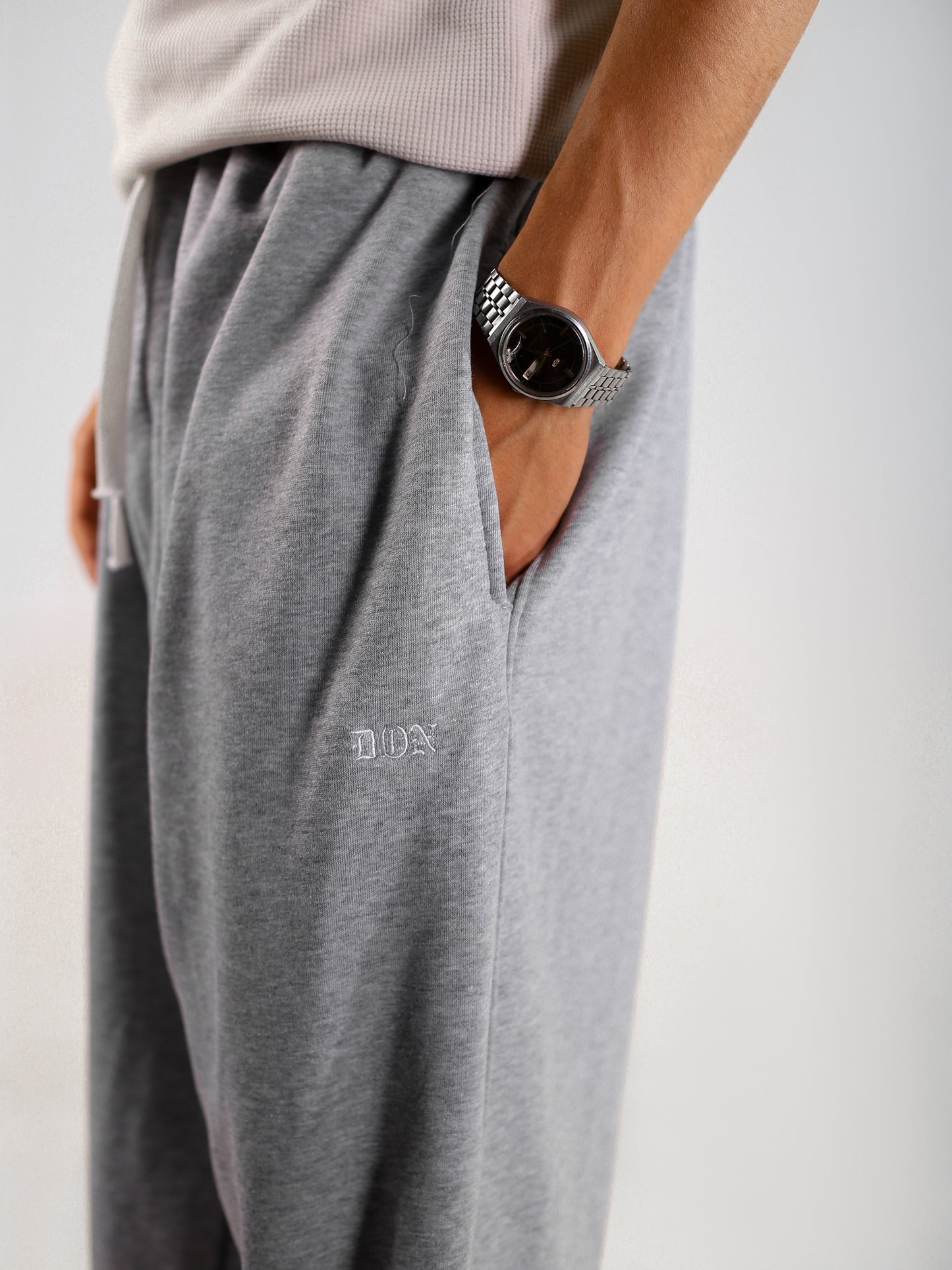 Special Don wide leg sweatpants _Grey
