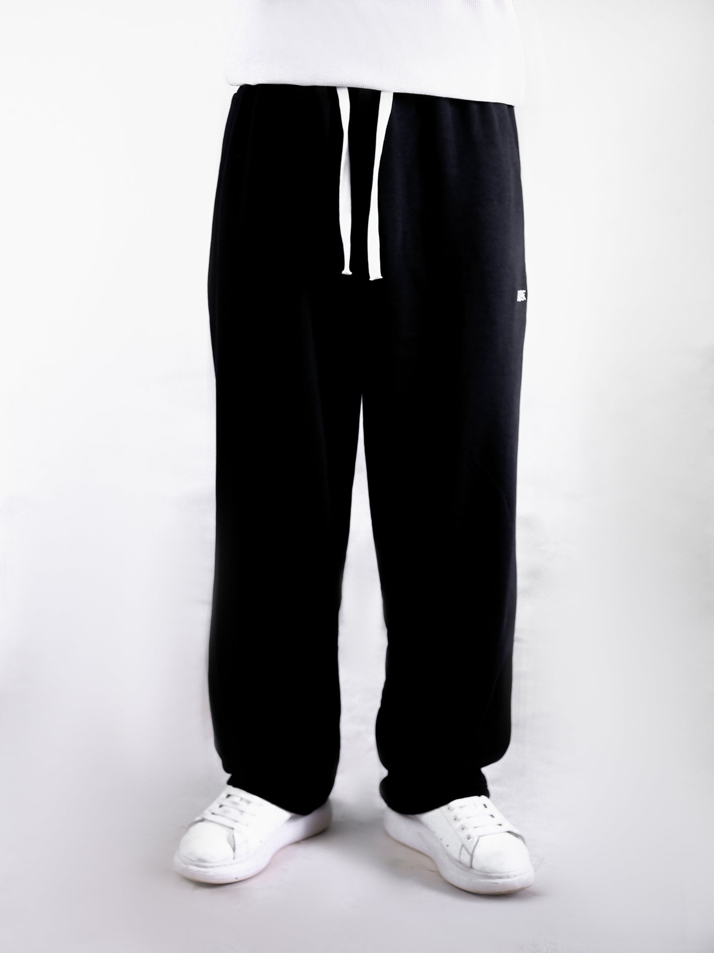 Special Don wide leg sweatpants _Black