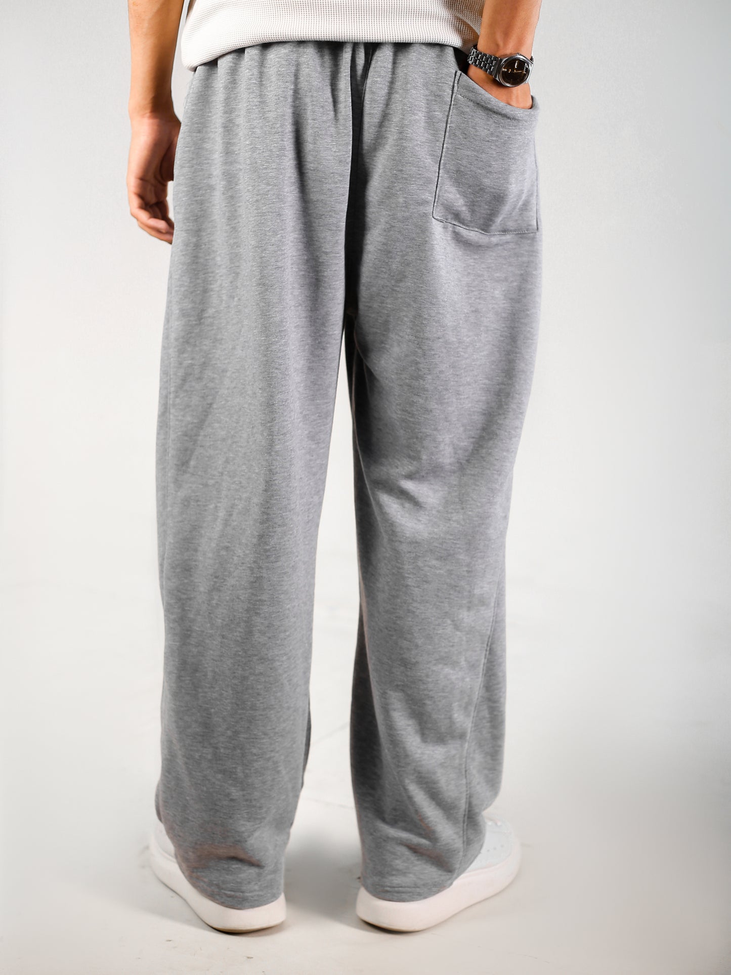 Special Don wide leg sweatpants _Grey