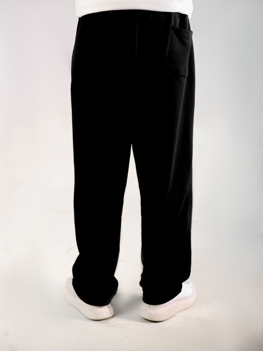 Special Don wide leg sweatpants _Black